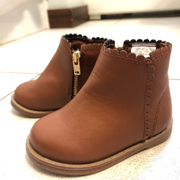 baby girl leather boots